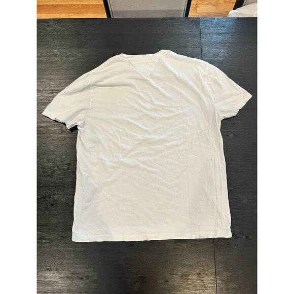 Tommy Hilfiger Neon Script T Shirt Classic White Large - Picture 9 of 10